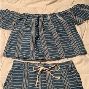 Off the shoulder 2 piece set